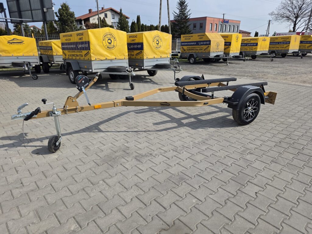 Przyczepa pod Skuter PL1/1S-750_K13 PODESTY ZŁOTO