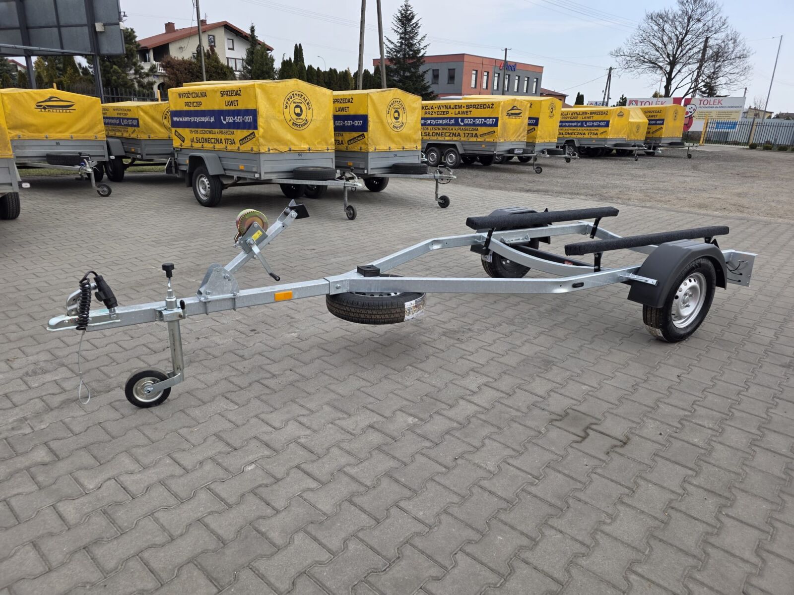 Przyczepa pod Skuter PL1/1S-750_K13 Ocynk - Kamczepka