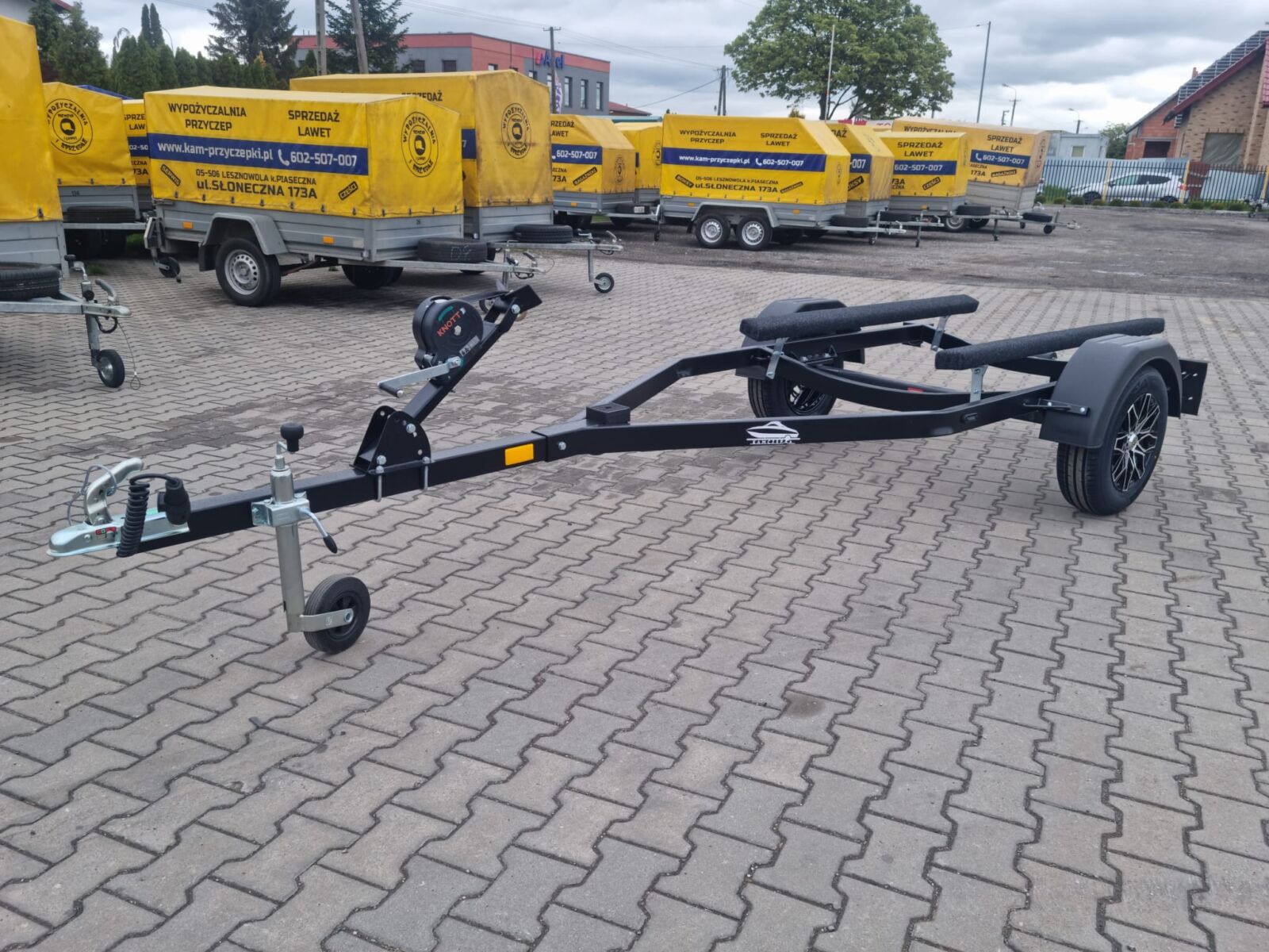 Przyczepa pod Skuter PL1/1S-750_K13 Czarna - Kamczepka