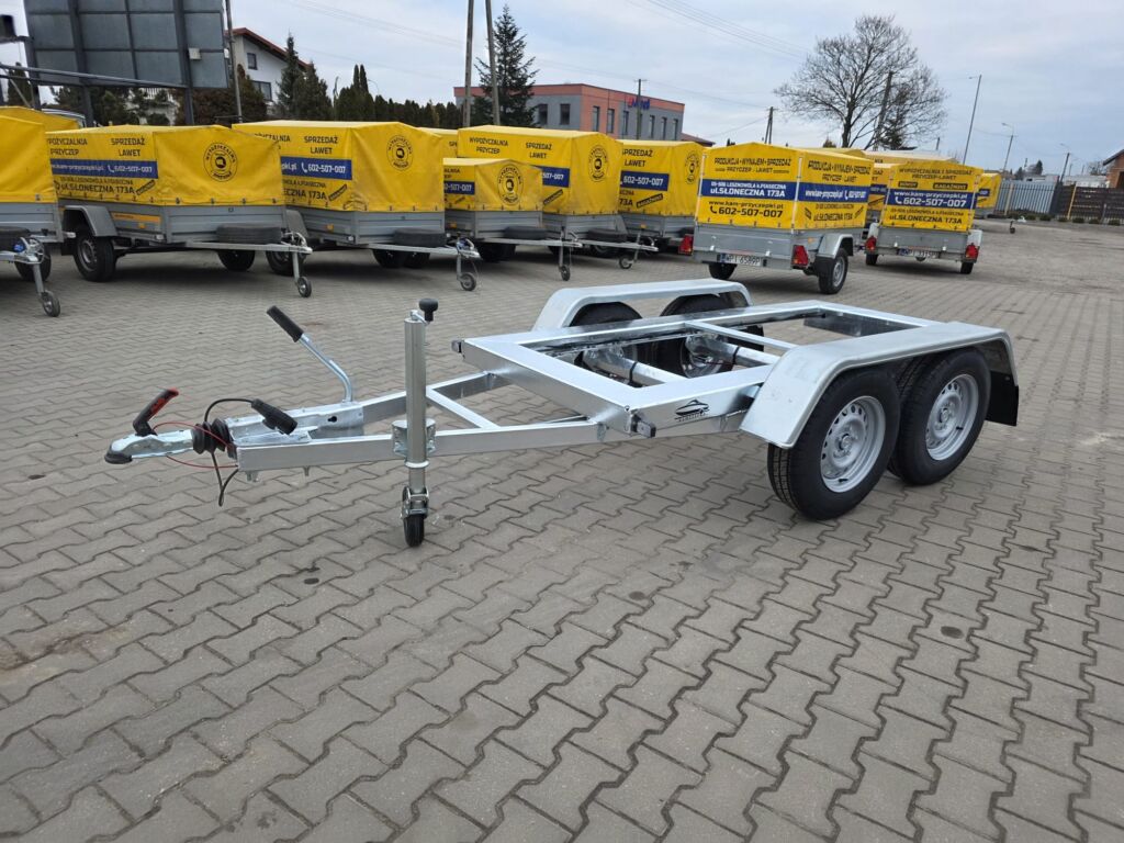 Przyczepa pod AGREGAT  dwie osie 250×120 (Rama)