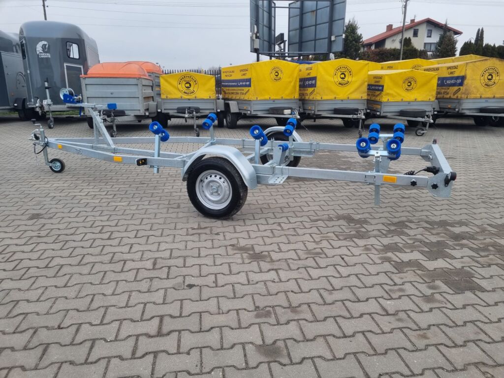 Przyczepa podłodziowa lekka  ”ROLOKOWA 530” 2 x poczwórna ,  4 x podwójne