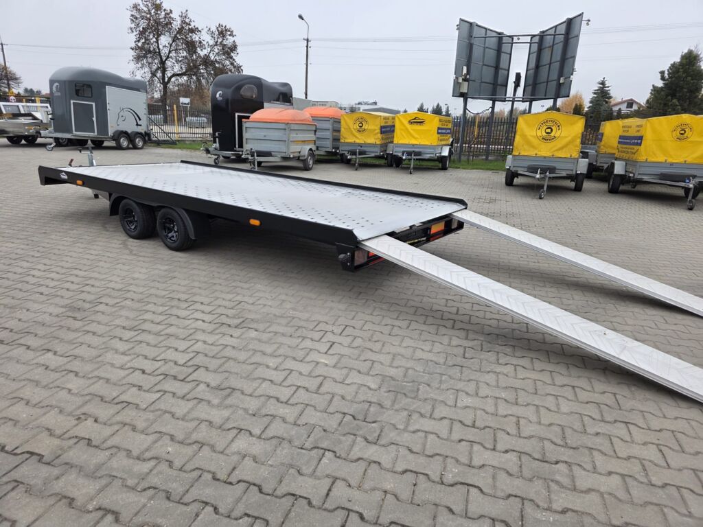 Laweta samochodowa pełna 100% alu niska pod sportowe auta 5m…