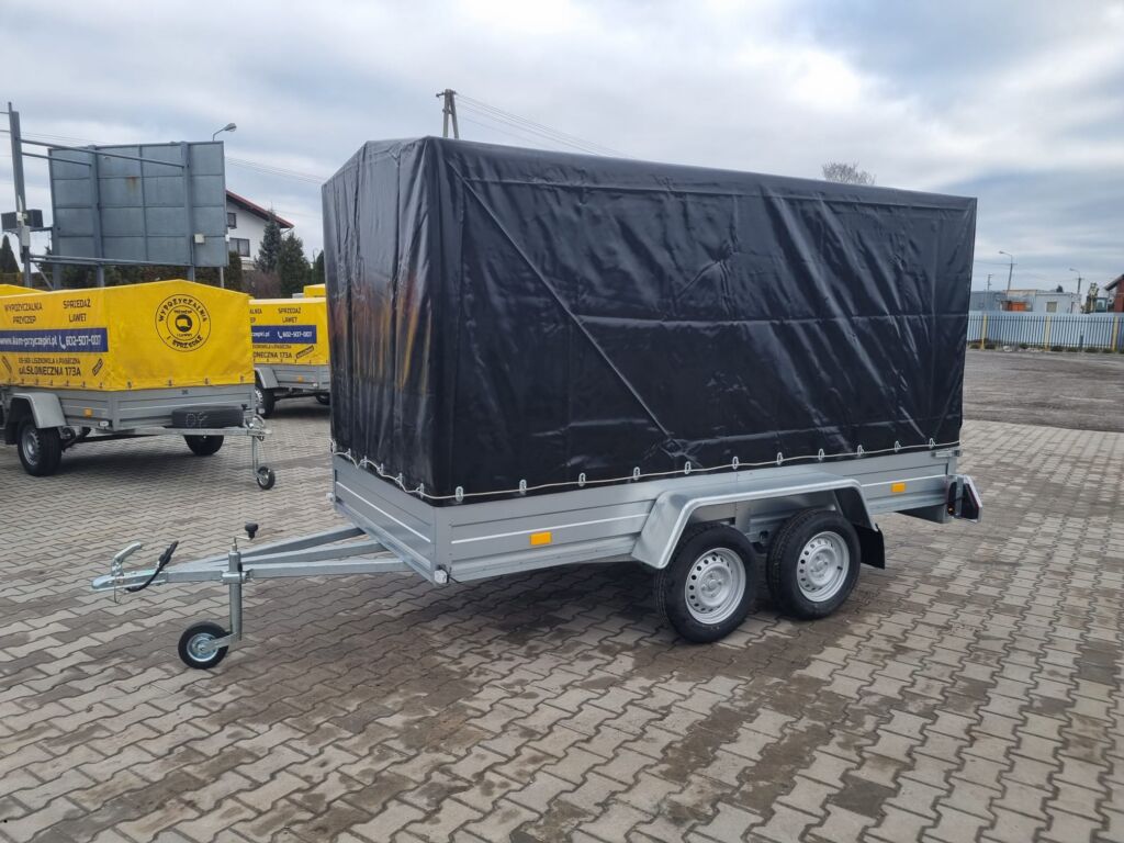 Przyczepa dwuosiowa lekka Rydwan C750/G3 DMC 400-750 kg